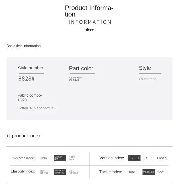 PENDRA Slim Long Korean Pants