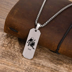 PENDRA Zodiac Bar Pendant Necklace