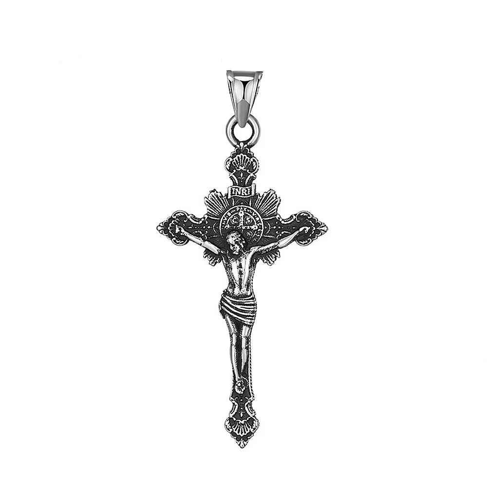 PENDRA Crosssteel Stainless Steel Cross Necklace