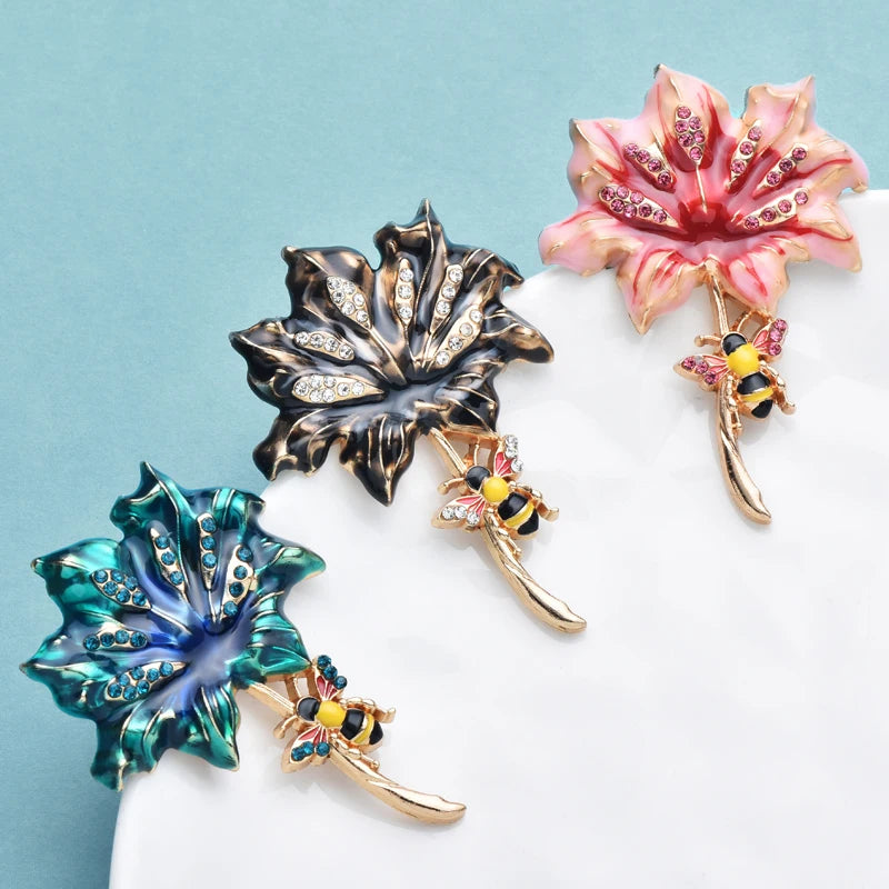 PENDRA Florielle8 Floral Brooch