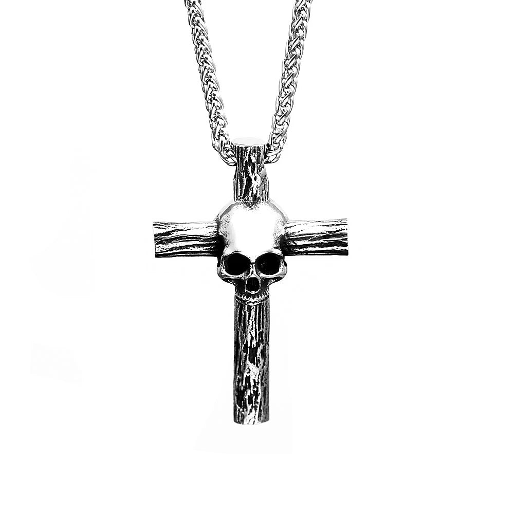PENDRA Skullpunk Gothic Hip Hop Skull Pendant