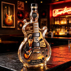 Billy Gibbons Guitar Glass Whiskey Decanter 1969-2026 Anniversary Decorative Liquor Bottle Music Lover Gift
