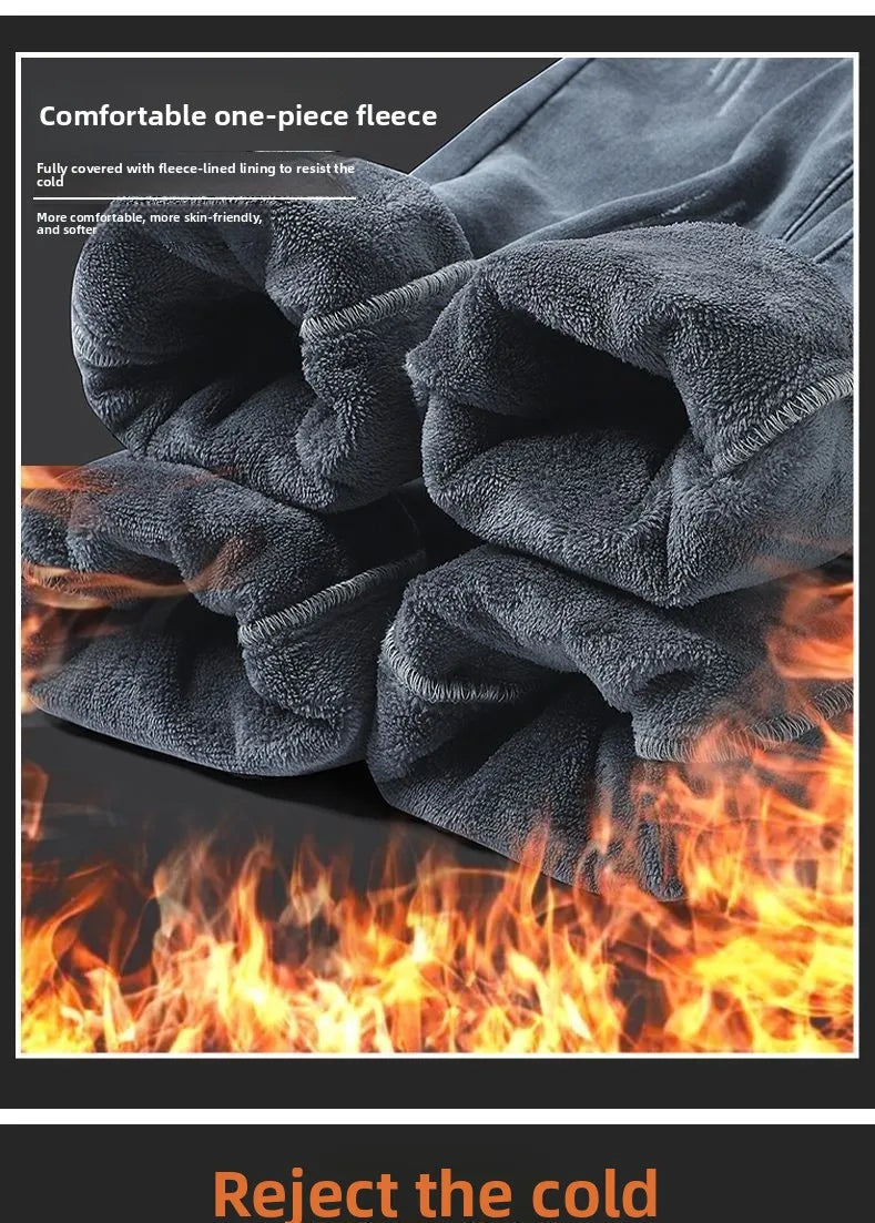 PENDRA Fleece Thickened Brushed Pants