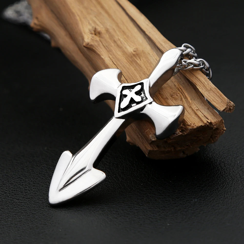 PENDRA Templar Cross Knight Pendant