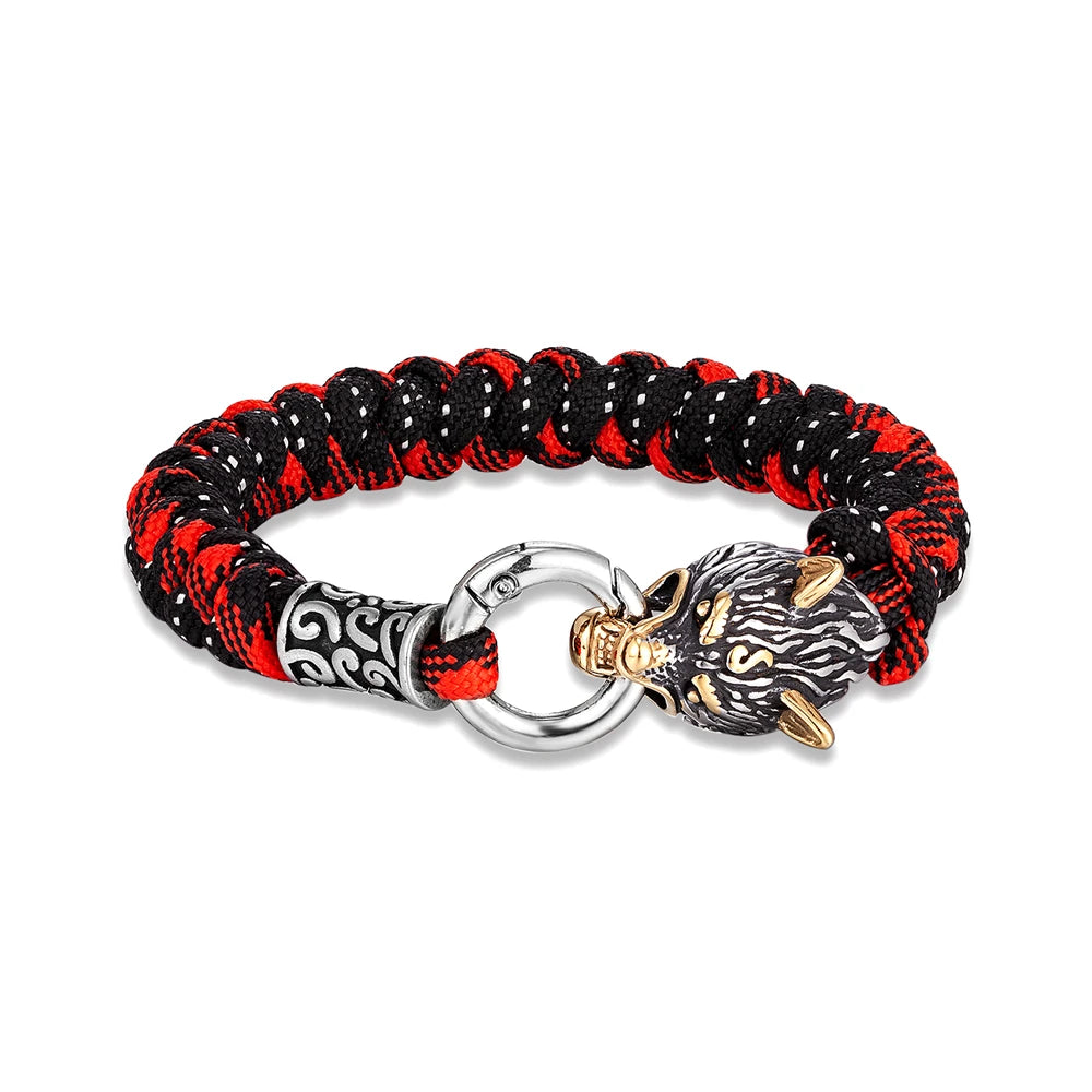 PENDRA Wolf Classic Steel Bracelet