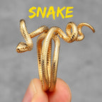 Animal Snake Cobra Series Stainless Steel Men Rings Punk Trendy for Women Fashion Jewelry Halloween Creativity Gift Wholesale