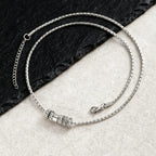 PENDRA Zircon Silver Pendant Necklace