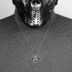 PENDRA God Eye Round Steel Necklace