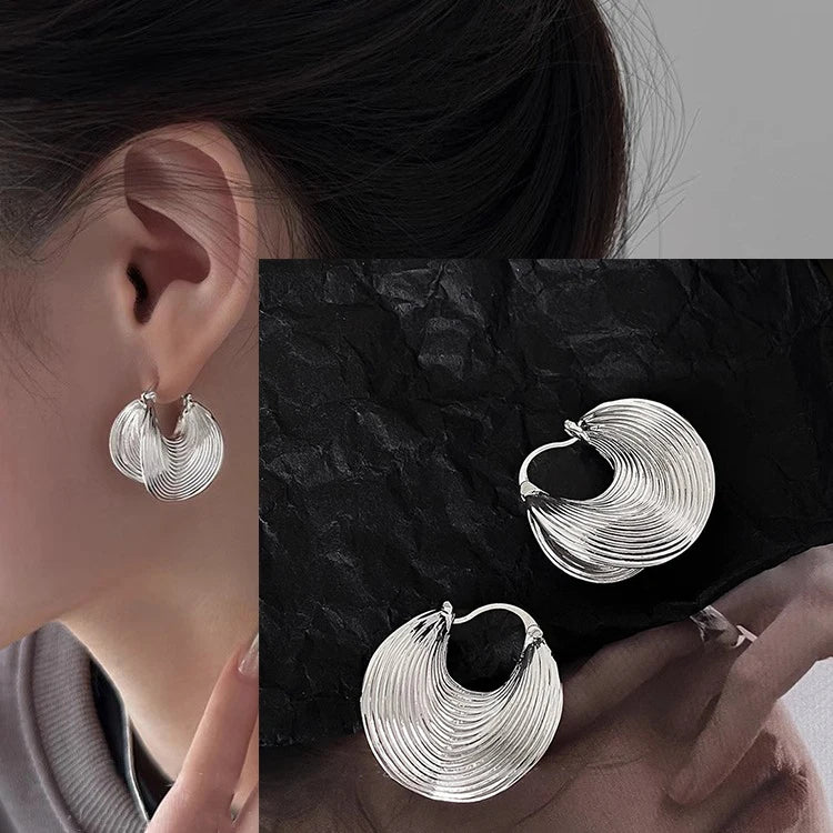 PENDRA Geometry Sterling Silver 2 Earrings