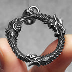 PENDRA Triple Dragon Steel Ring