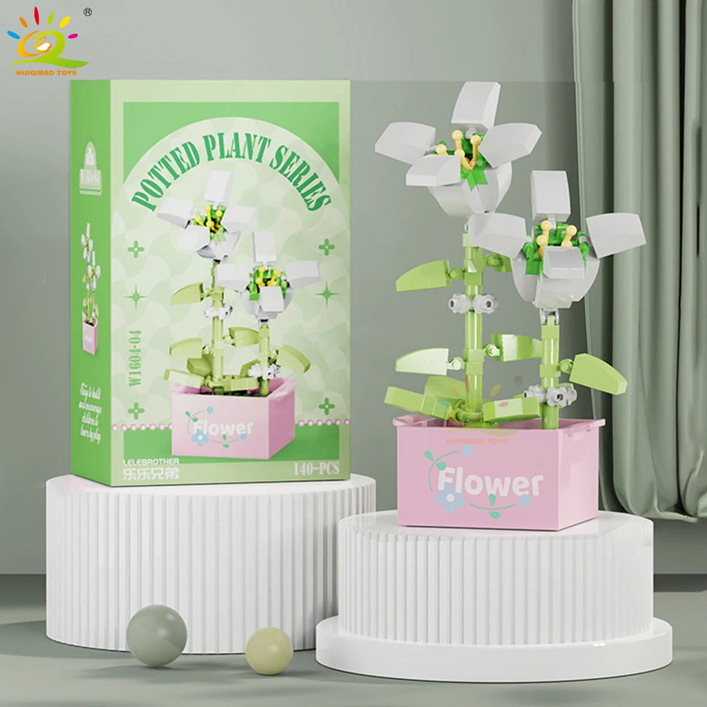 PENDRA Succulent Potted Floral Building Set