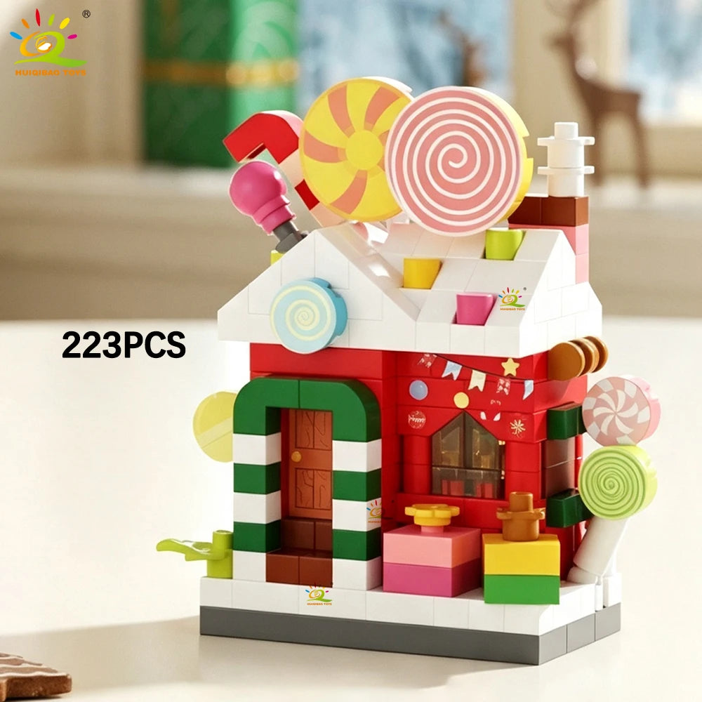PENDRA Santa Snowman Mini Building Set