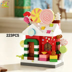 PENDRA Santa Snowman Mini Building Set