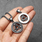 Viking Celtic Knot Odian Men Necklaces Stainless Steel Pendant Chain Women Punk Fashion Jewelry New Accessories Gifts Wholesale