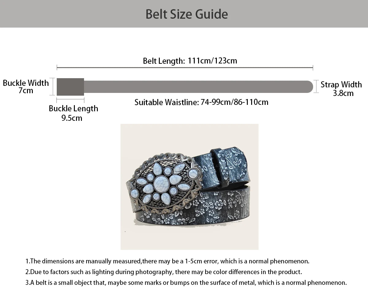 PENDRA Serara Leather Floral Luxury Belt