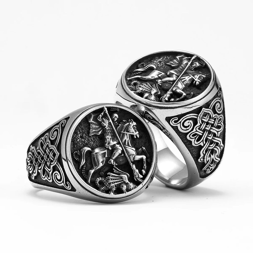 PENDRA Saint George Slay Ring