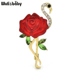 PENDRA Art Flower Flamingo Bird Brooch