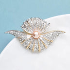 PENDRA Radiant Shell Pearl Brooch