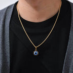 PENDRA Evil Blue Pendant Necklace