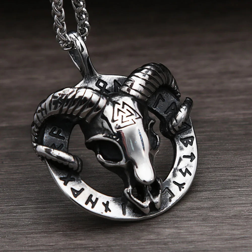 PENDRA Goathead Gothic 316L Stainless Steel Pendant