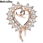 PENDRA Celestine3 Crystal Brooch