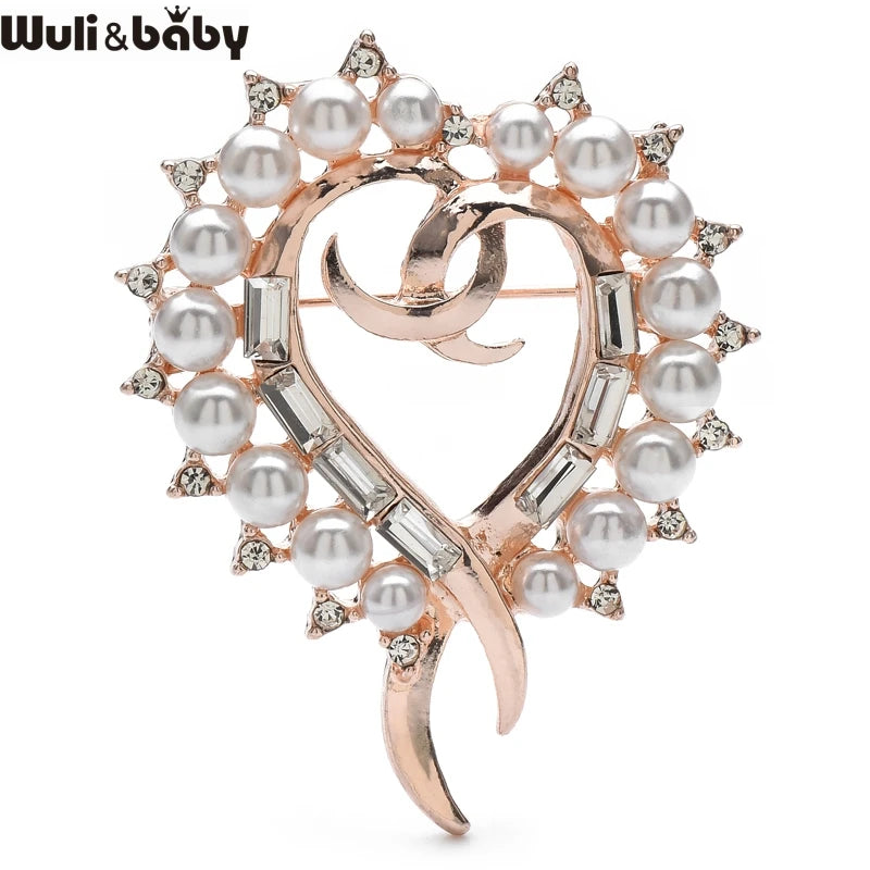 PENDRA Celestine3 Crystal Brooch