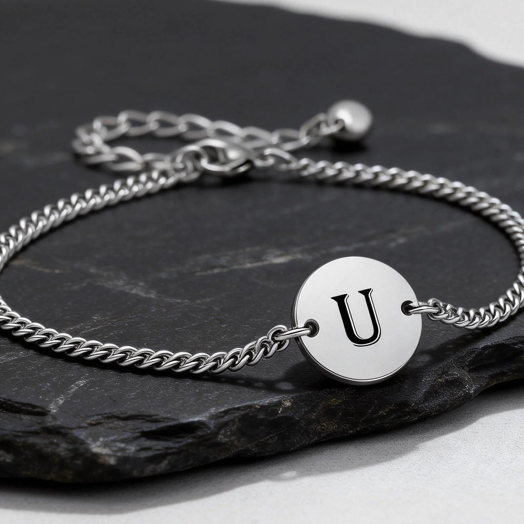 PENDRA Initials Alphabet Bracelet