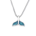 PENDRA Bluewhale Stainless Steel Whale Tail Pendant