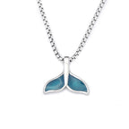 PENDRA Bluewhale Stainless Steel Whale Tail Pendant