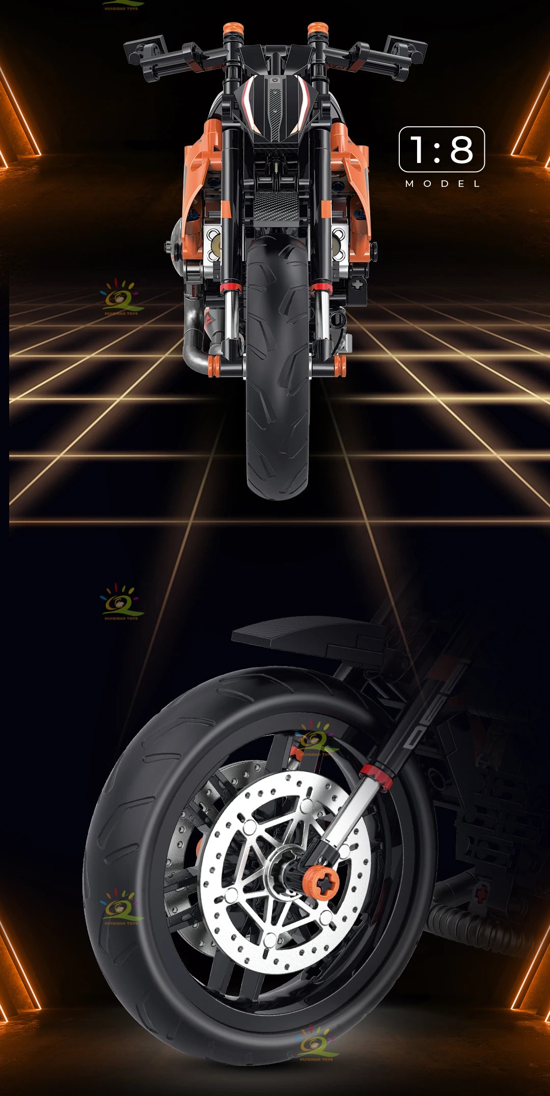 PENDRA Motorbike High Tech Building Set