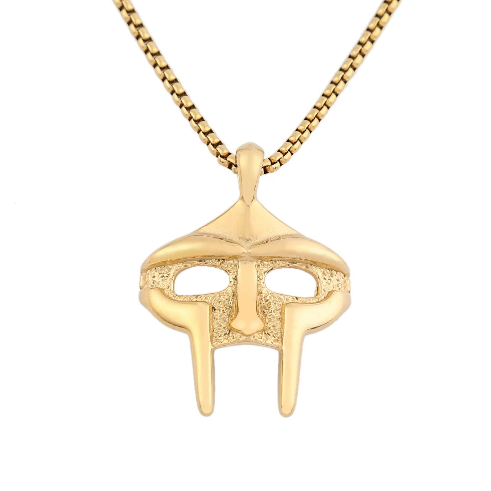 PENDRA MFDOOM Punk Mask Pendant Necklace