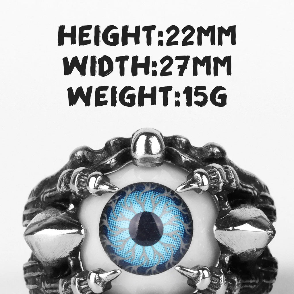 PENDRA Demon Devil's Eye Steel Ring