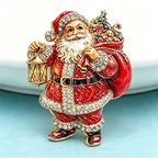 PENDRA Christmas Father Brooch