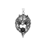 PENDRA Wolfrune Nordic Viking Wolf Pendant Necklace