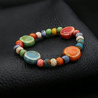PENDRA Ceramica Colorful Handmade Boho Beaded Bracelet