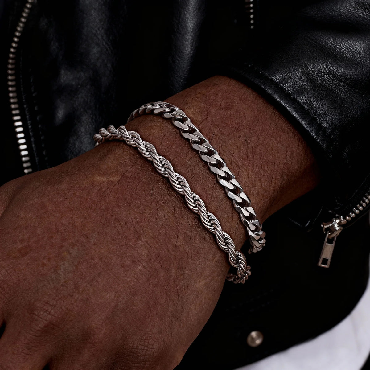 PENDRA Cuban Black Bracelet