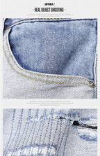 PENDRA Washed Distressed Fit Pants