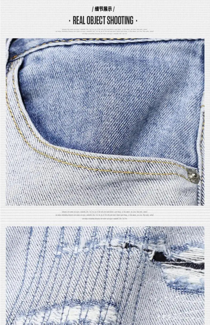 PENDRA Washed Distressed Fit Pants