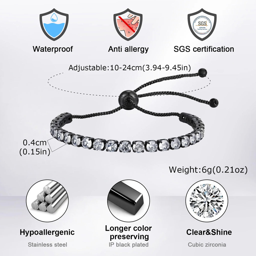 PENDRA Tennis Square Bracelet
