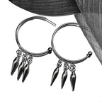 PENDRA Triplethorn Rivet Drop Earrings