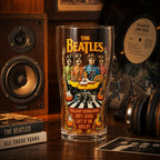 The Beatles Inspired Yellow Submarine Beer Cup Retro Music Band Glass Pint Tumbler Bar Party Drinkware Fan Gift