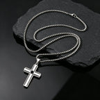 PENDRA Cross Enamel Pendant Necklace