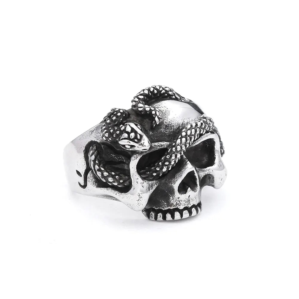 PENDRA Skullforge Gothic 316L Stainless Steel Ring