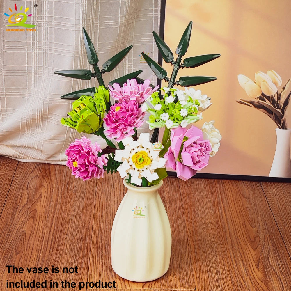 PENDRA Eternal Bouquet Floral Building Set