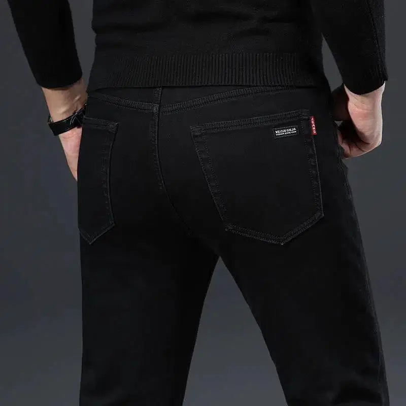 PENDRA Velvet Straight Brushed Trousers
