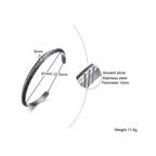 Viking Tribal Arrow Cuff Classic Norse Bracelet Bangle,Men Bracelet,Stainless steel Celtic Style Cuff Bracelets