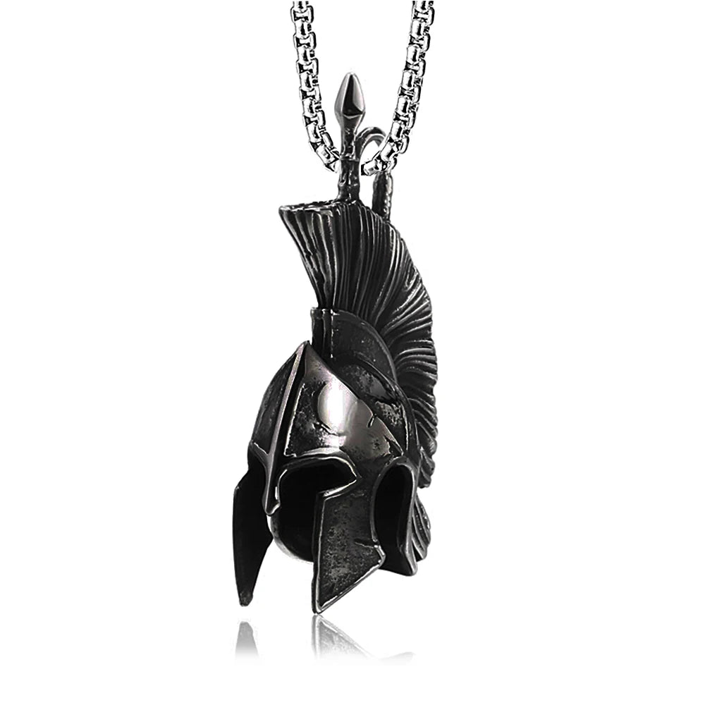 PENDRA Spartanhelm Retro Spartan Warrior Helmet Pendant