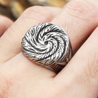 PENDRA Spiralforge Stainless Steel Spiral Ring
