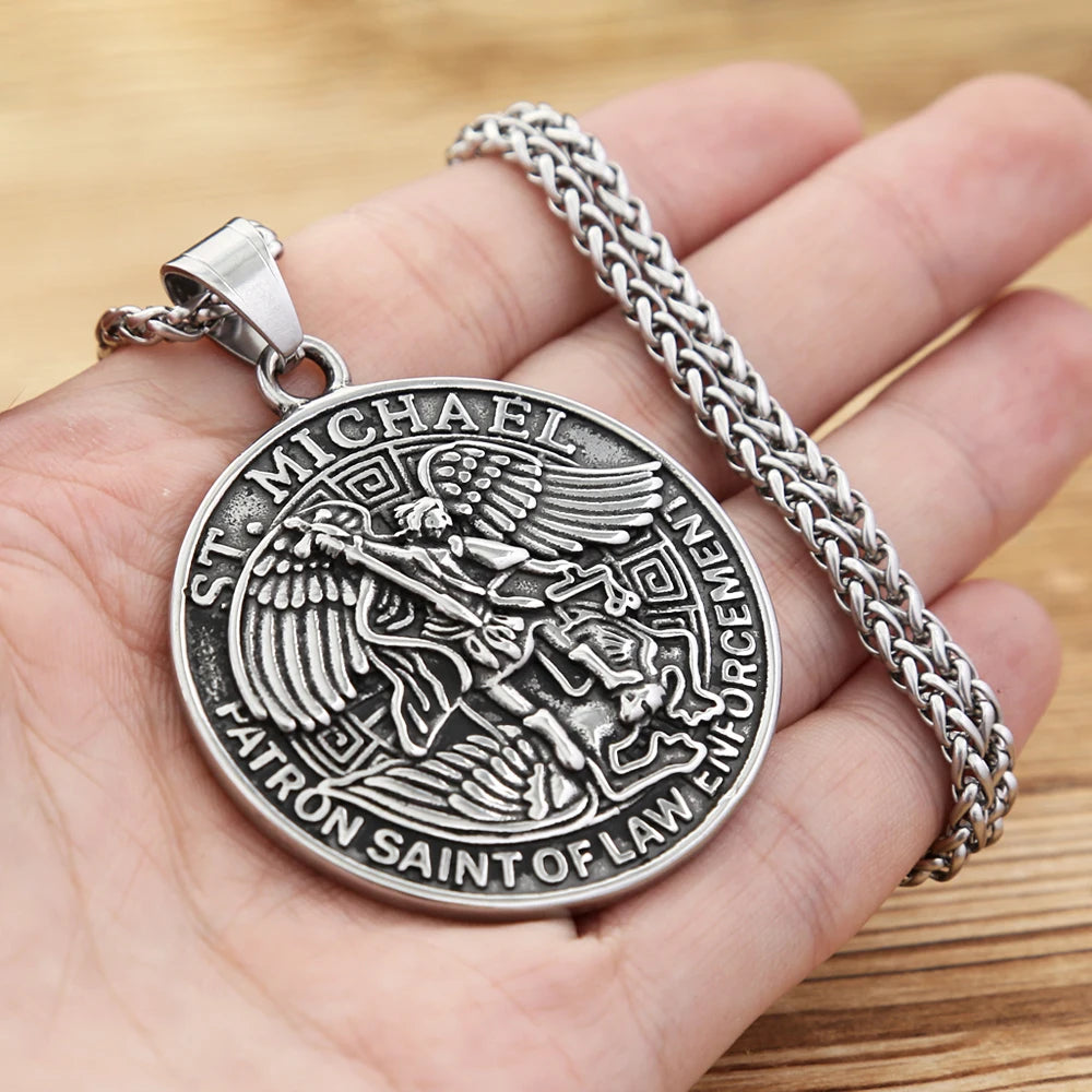 PENDRA Michael Archangel Pendant Necklace