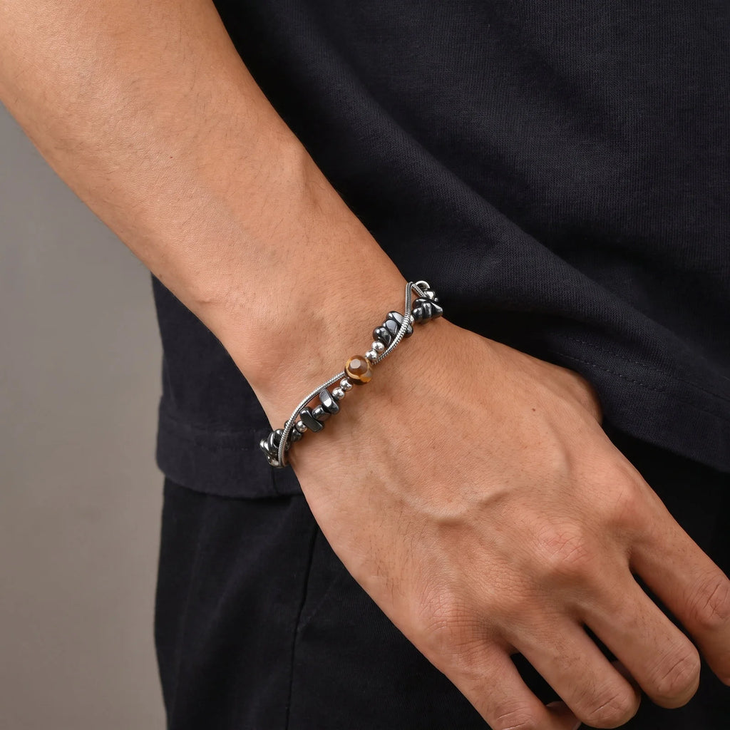 PENDRA Hematite Beads Bracelet